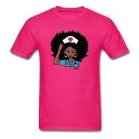 Afro Nurse - fuchsia