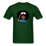 Afro Nurse - forest green