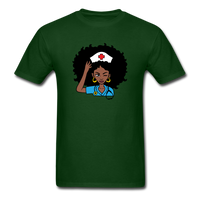 Afro Nurse - forest green