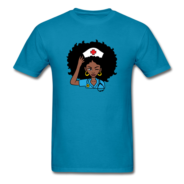 Afro Nurse - turquoise