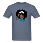 Afro Nurse - denim