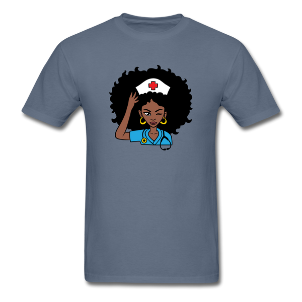 Afro Nurse - denim