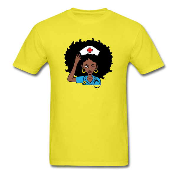 Afro Nurse - yellow