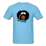 Afro Nurse - aquatic blue