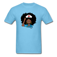 Afro Nurse - aquatic blue