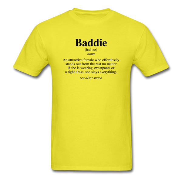 Baddie Definition - yellow