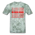 Black king - military green tie dye