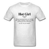 HOT GIRL SUMMER DEFINITION - light heather gray