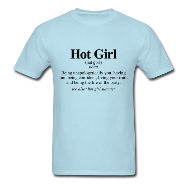 HOT GIRL SUMMER DEFINITION - powder blue