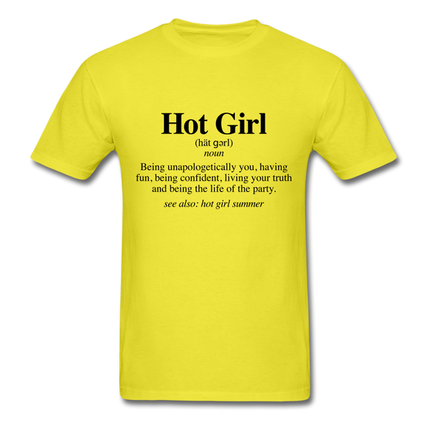 HOT GIRL SUMMER DEFINITION - yellow