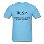 HOT GIRL SUMMER DEFINITION - aquatic blue