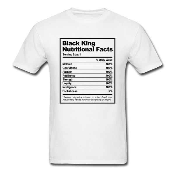 Black King Nutritional Facts - white