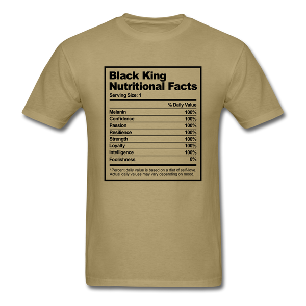Black King Nutritional Facts - khaki