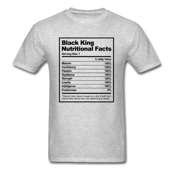 Black King Nutritional Facts - heather gray