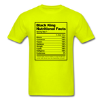 Black King Nutritional Facts - safety green