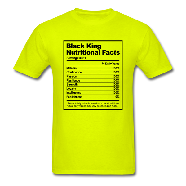 Black King Nutritional Facts - safety green