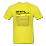 Black King Nutritional Facts - yellow