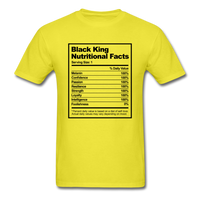 Black King Nutritional Facts - yellow