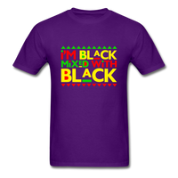 IM BLACK MIXED WITH BLACK - purple