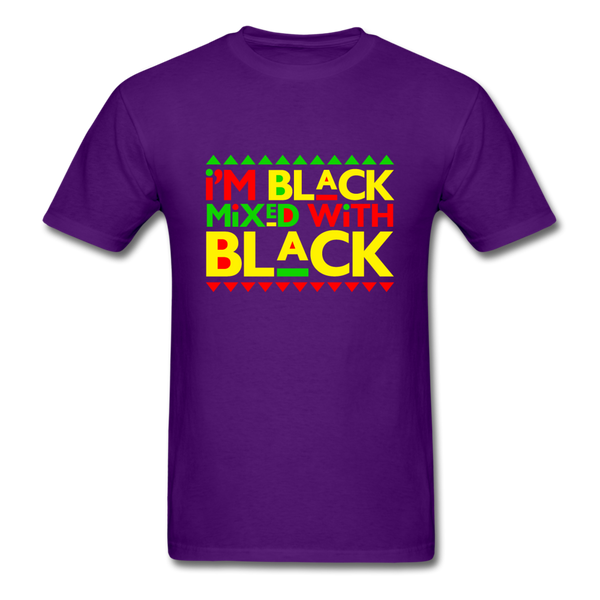 IM BLACK MIXED WITH BLACK - purple