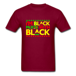 IM BLACK MIXED WITH BLACK - burgundy