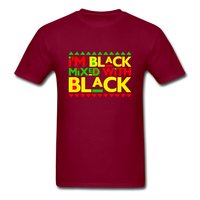IM BLACK MIXED WITH BLACK - burgundy