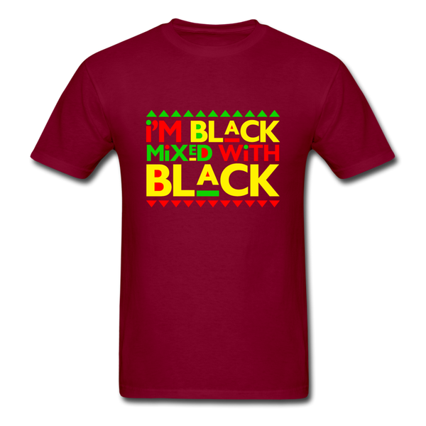 IM BLACK MIXED WITH BLACK - burgundy