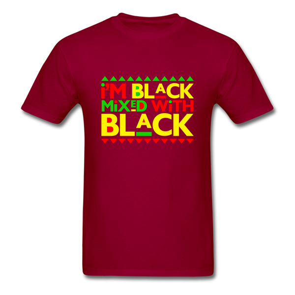 IM BLACK MIXED WITH BLACK - dark red