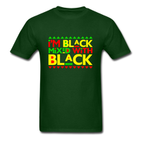 IM BLACK MIXED WITH BLACK - forest green