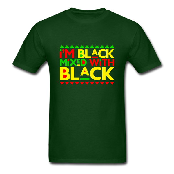 IM BLACK MIXED WITH BLACK - forest green