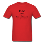 BAE Definition - red