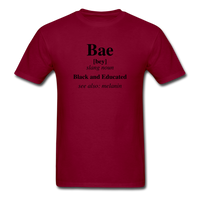 BAE Definition - burgundy