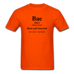 BAE Definition - orange