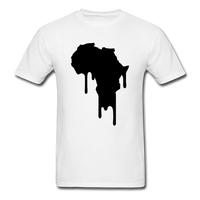 Afrrica Continent Drip - white