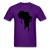 Afrrica Continent Drip - purple