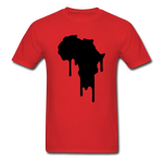 Afrrica Continent Drip - red