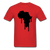 Afrrica Continent Drip - red