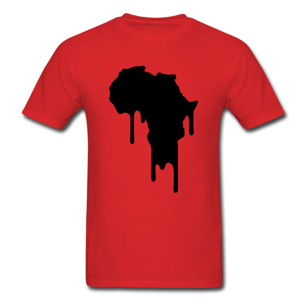Afrrica Continent Drip - red
