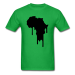 Afrrica Continent Drip - bright green