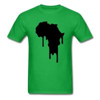Afrrica Continent Drip - bright green