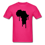 Afrrica Continent Drip - fuchsia