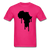 Afrrica Continent Drip - fuchsia