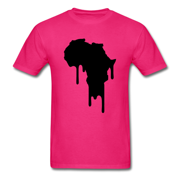 Afrrica Continent Drip - fuchsia