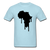 Afrrica Continent Drip - powder blue