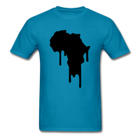 Afrrica Continent Drip - turquoise