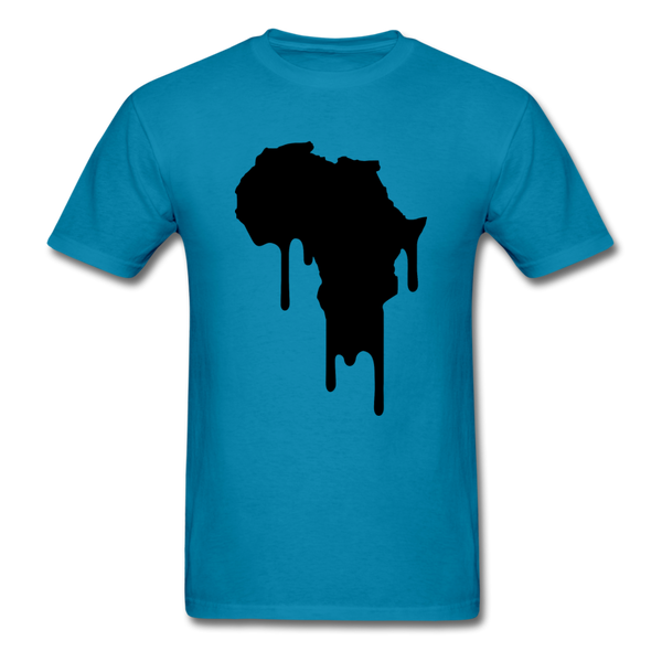 Afrrica Continent Drip - turquoise