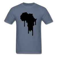 Afrrica Continent Drip - denim