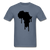 Afrrica Continent Drip - denim