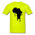 Afrrica Continent Drip - safety green