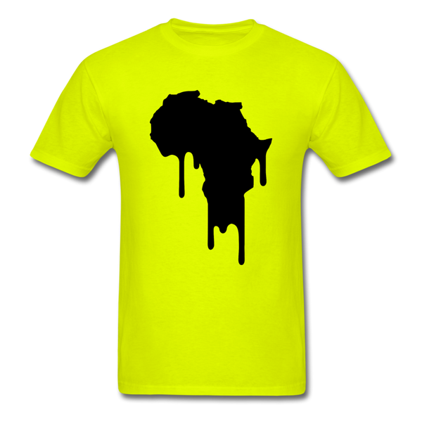 Afrrica Continent Drip - safety green